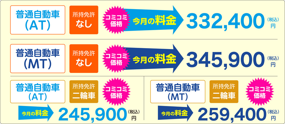 一般の方 特別料金